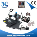 HP6IN1 Best Price t shirt heat transfer printing machine, combo heat press 6 in 1